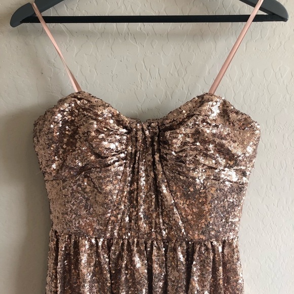 Sequin Fit & Flare Dress by Jill Stuart - Strapless - Picture 5 of 8